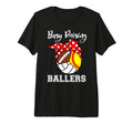Busy Raising Ballers Funny Softball T-Shirt - Casual Everyday Wear Unisex - T-Shirt, Sweatshirt, Hoodie