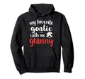 Proud Ice Hockey Goalie Granny Hoodie - Fun Novelty Design for Adults - T-Shirt, Sweatshirt, Hoodie