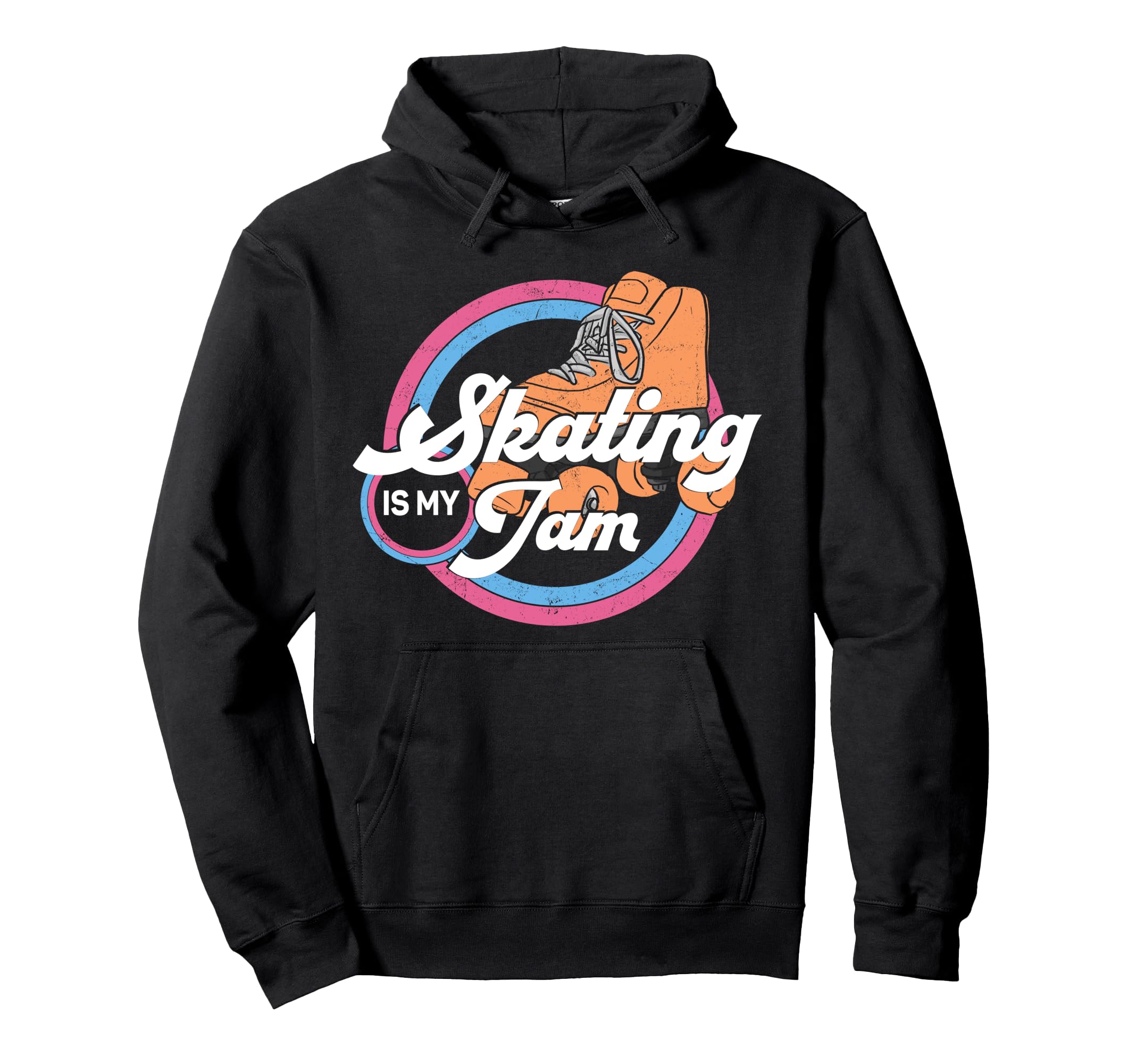 Roller Skating Skate 1970S Hoodie - Novelty Apparel for Adults - T-Shirt, Sweatshirt, Hoodie