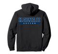 Hawaii Soccer Blue Text Hoodie - Fun Novelty Design for Adults - T-Shirt, Sweatshirt, Hoodie
