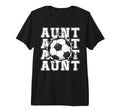 Soccer Aunt Cracked Wall Family Matching T-Shirt - Minimalist Print Unisex - T-Shirt, Sweatshirt, Hoodie
