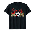 Sport Mom Leopard Mothers Day Soccer T-Shirt - Unique Graphic for Adults - T-Shirt, Sweatshirt, Hoodie