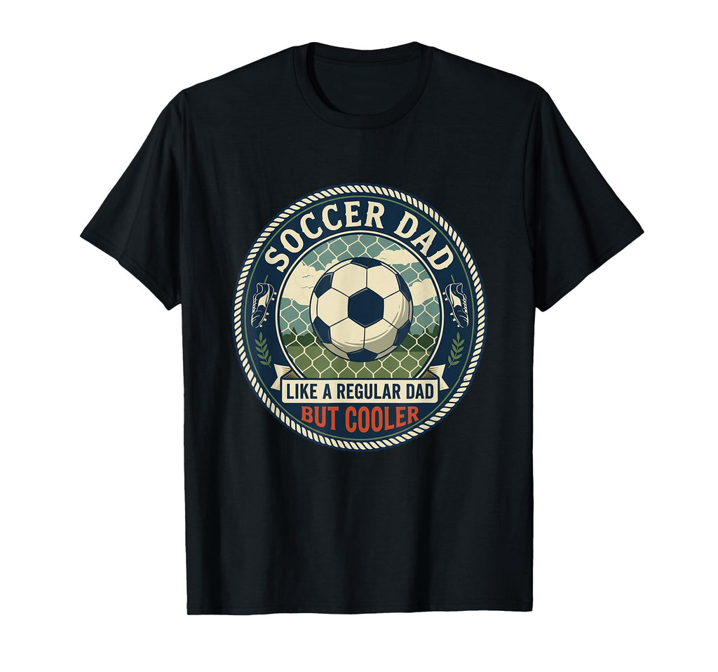 Soccer Dad Player Goal Field Athlete T-Shirt - Trendy Graphic for Adults - T-Shirt, Sweatshirt, Hoodie