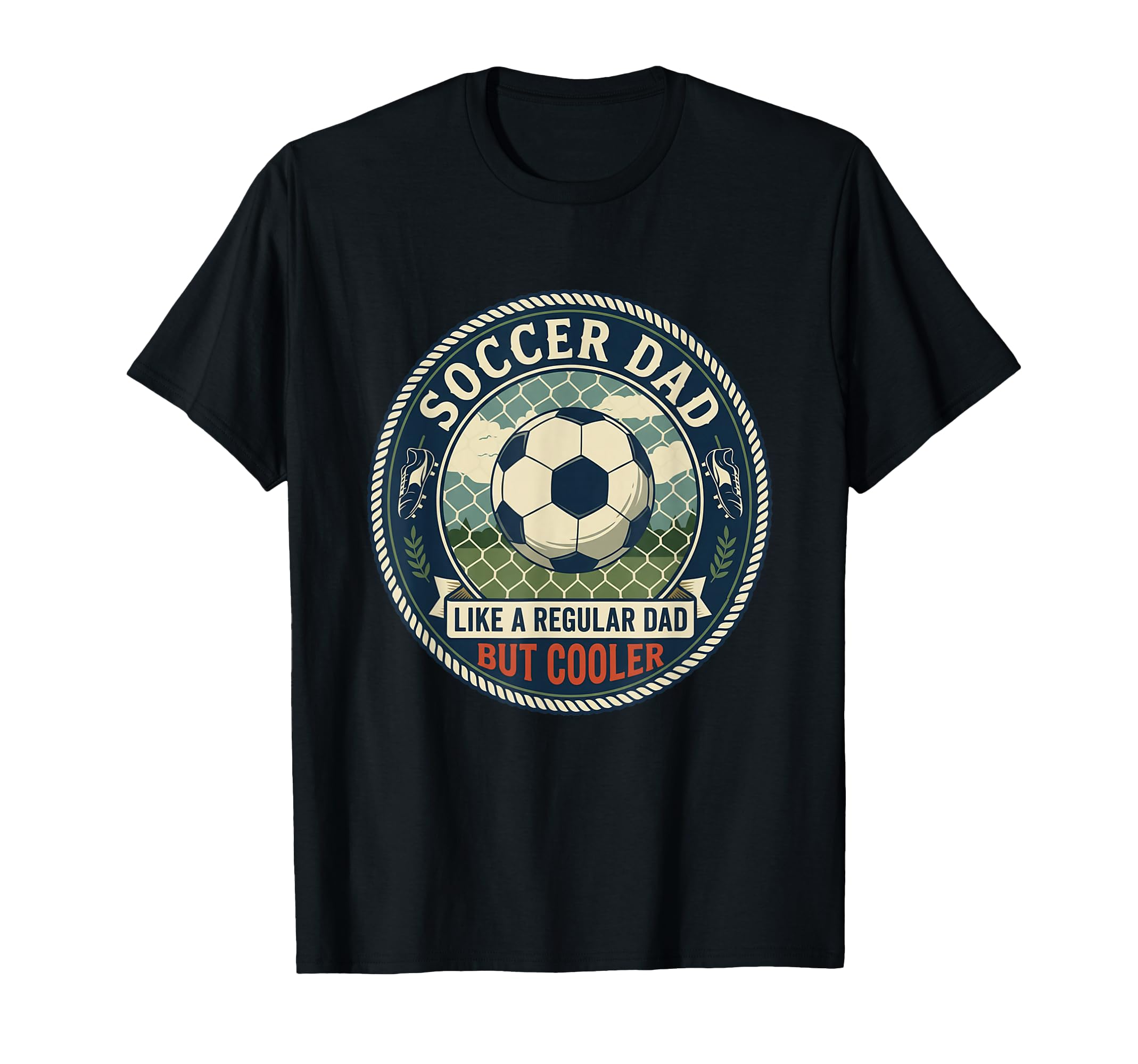 Soccer Dad Player Goal Field Athlete T-Shirt - Trendy Graphic for Adults - T-Shirt, Sweatshirt, Hoodie