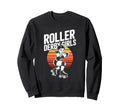 Roller Derby Roller Skate Sunset Art Sweatshirt - Novelty Apparel Men Women - T-Shirt, Sweatshirt, Hoodie