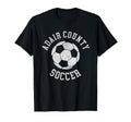 Adair County Soccer Distressed 90S T-Shirt - Casual Everyday Wear Men Women - T-Shirt, Sweatshirt, Hoodie