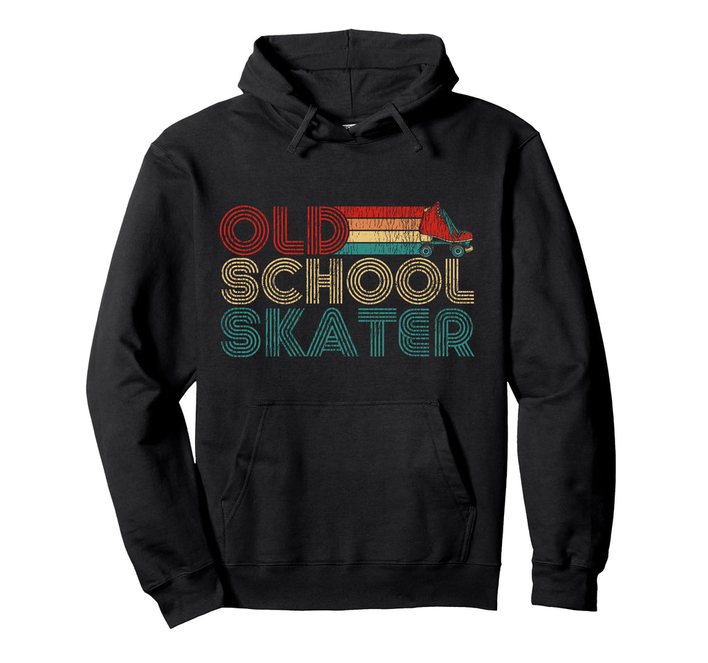 Roller Skating Skate 1970S Old School Hoodie - Minimalist Print for Adults - T-Shirt, Sweatshirt, Hoodie