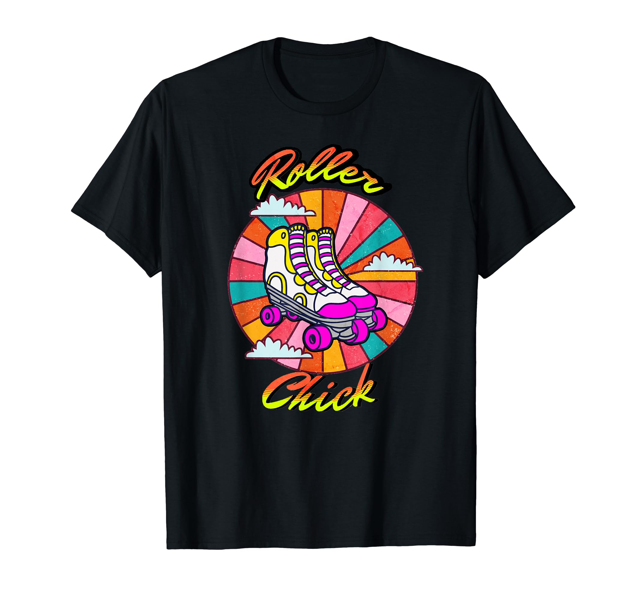 70S 80S Rollerskates Roller Skate T-Shirt - Custom Art Print for Adults - T-Shirt, Sweatshirt, Hoodie