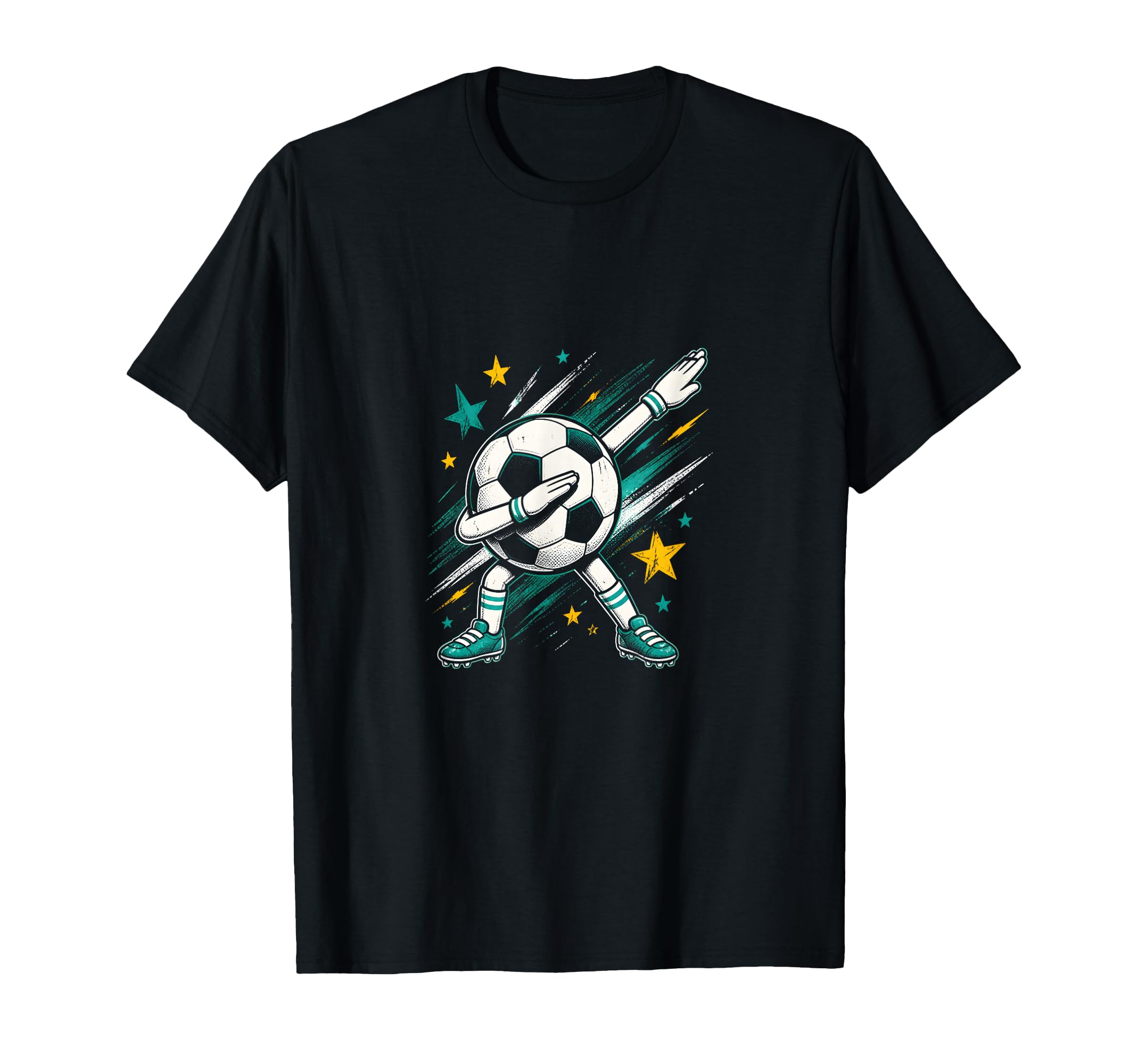 Dabbing Soccer Ball T-Shirt - Unique Graphic Men Women - T-Shirt, Sweatshirt, Hoodie