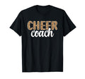 Cheer Coach Leopard Cheerleading Coach T-Shirt - Aesthetic Graphic Unisex - T-Shirt, Sweatshirt, Hoodie