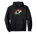 Bolivia Football And Bolivia Flag Hoodie - Novelty Apparel for Adults - T-Shirt, Sweatshirt, Hoodie
