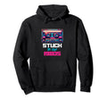 Stuck 80S Synthwave Aesthetic Dj Hoodie - Custom Art Print Men Women - T-Shirt, Sweatshirt, Hoodie