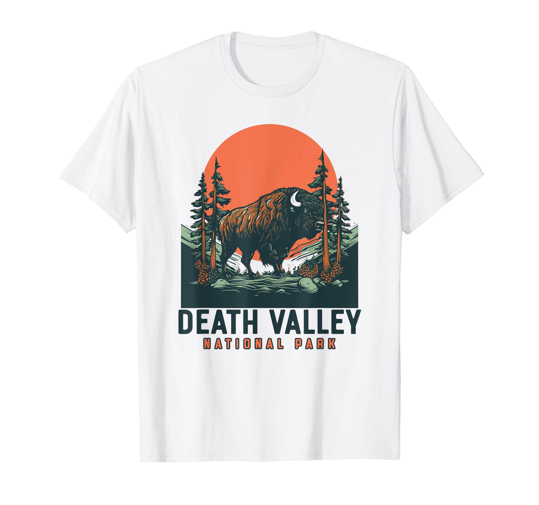 Death Valley National Park Bison T-Shirt - Aesthetic Graphic Men Women - T-Shirt, Sweatshirt, Hoodie