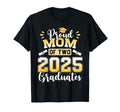 Proud Mom Two 2025 Graduates Senior T-Shirt - Custom Art Print for Adults - T-Shirt, Sweatshirt, Hoodie