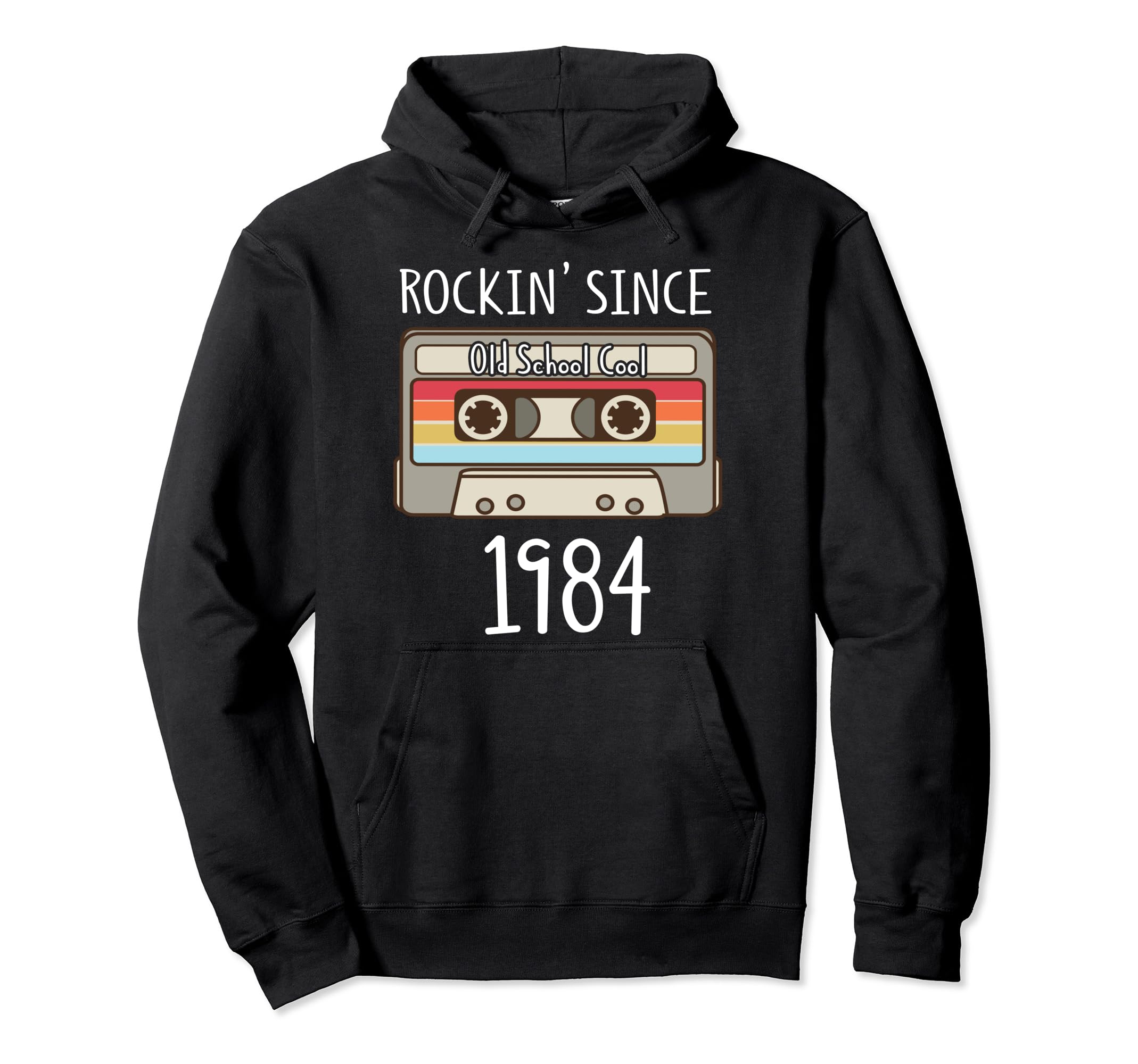 Rockin Since 1984 Cassette Tape 38Th Hoodie - Streetwear Style Unisex - T-Shirt, Sweatshirt, Hoodie