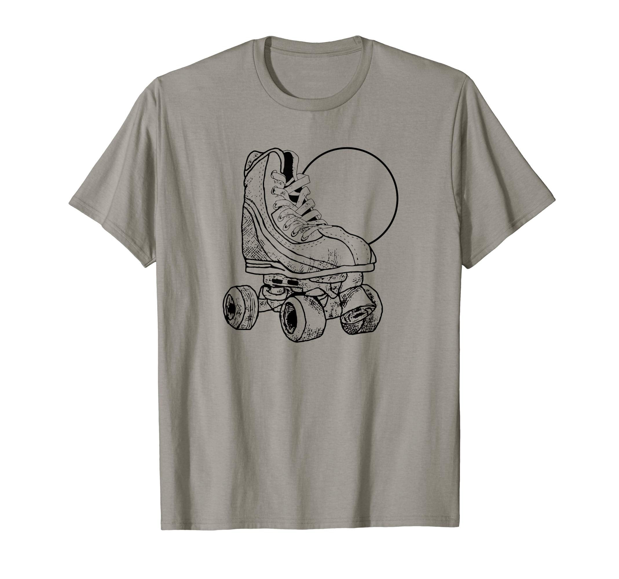 Minimalist Roller Skate Sun Simple T-Shirt - Minimalist Print for Adults - T-Shirt, Sweatshirt, Hoodie