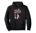 Rollerskates Roll Beat Funny 70S 80S Skating Hoodie - Trendy Graphic Unisex - T-Shirt, Sweatshirt, Hoodie
