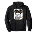 Classy Until Kickoff Bleached Leopard Funny Hoodie - Graphic Print Unisex - T-Shirt, Sweatshirt, Hoodie