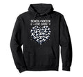 100 Days School Soccer Heart Love Hoodie - Casual Everyday Wear Unisex - T-Shirt, Sweatshirt, Hoodie