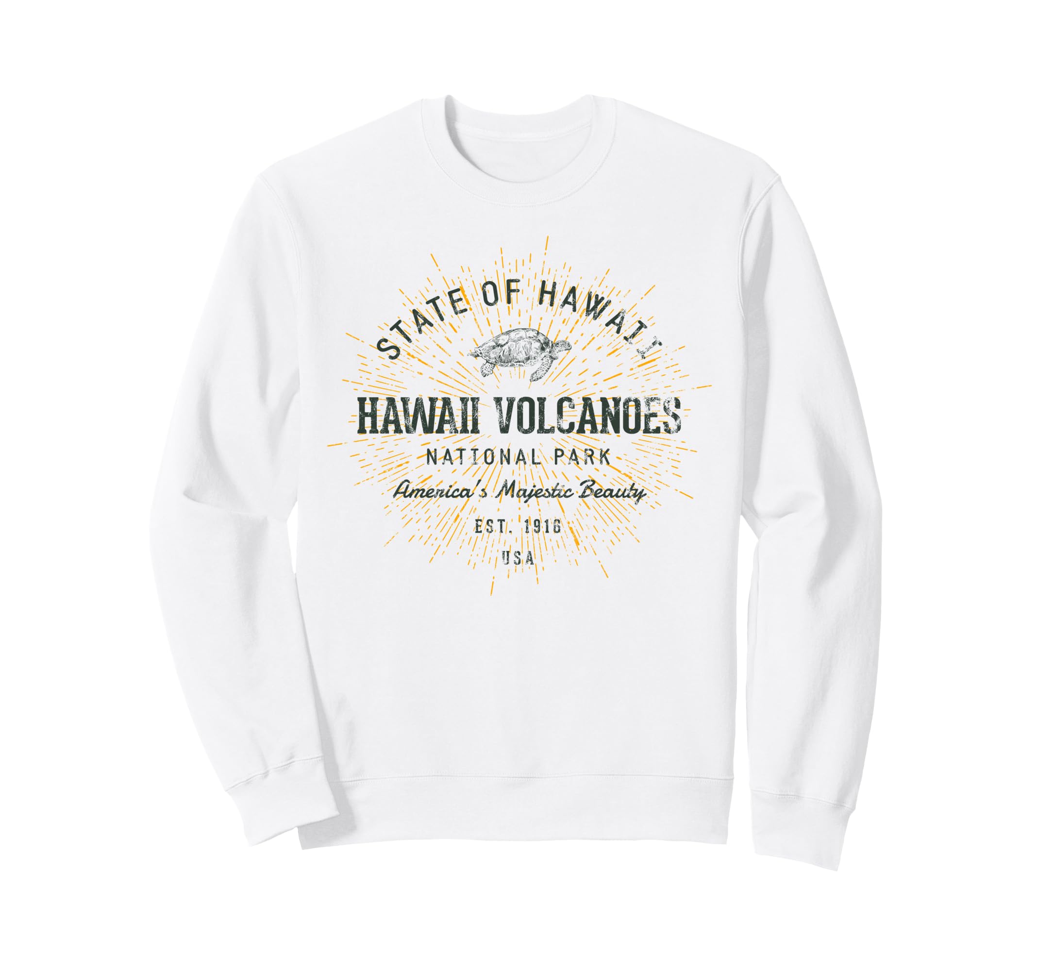 Hawaii Volcanoes National Park Sweatshirt - Minimalist Print Men Women - T-Shirt, Sweatshirt, Hoodie