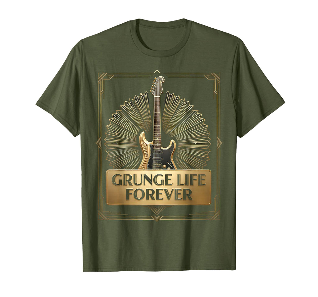 Grunge Life Forever 90S Nostalgic Rock T-Shirt - Graphic Print Unisex - T-Shirt, Sweatshirt, Hoodie