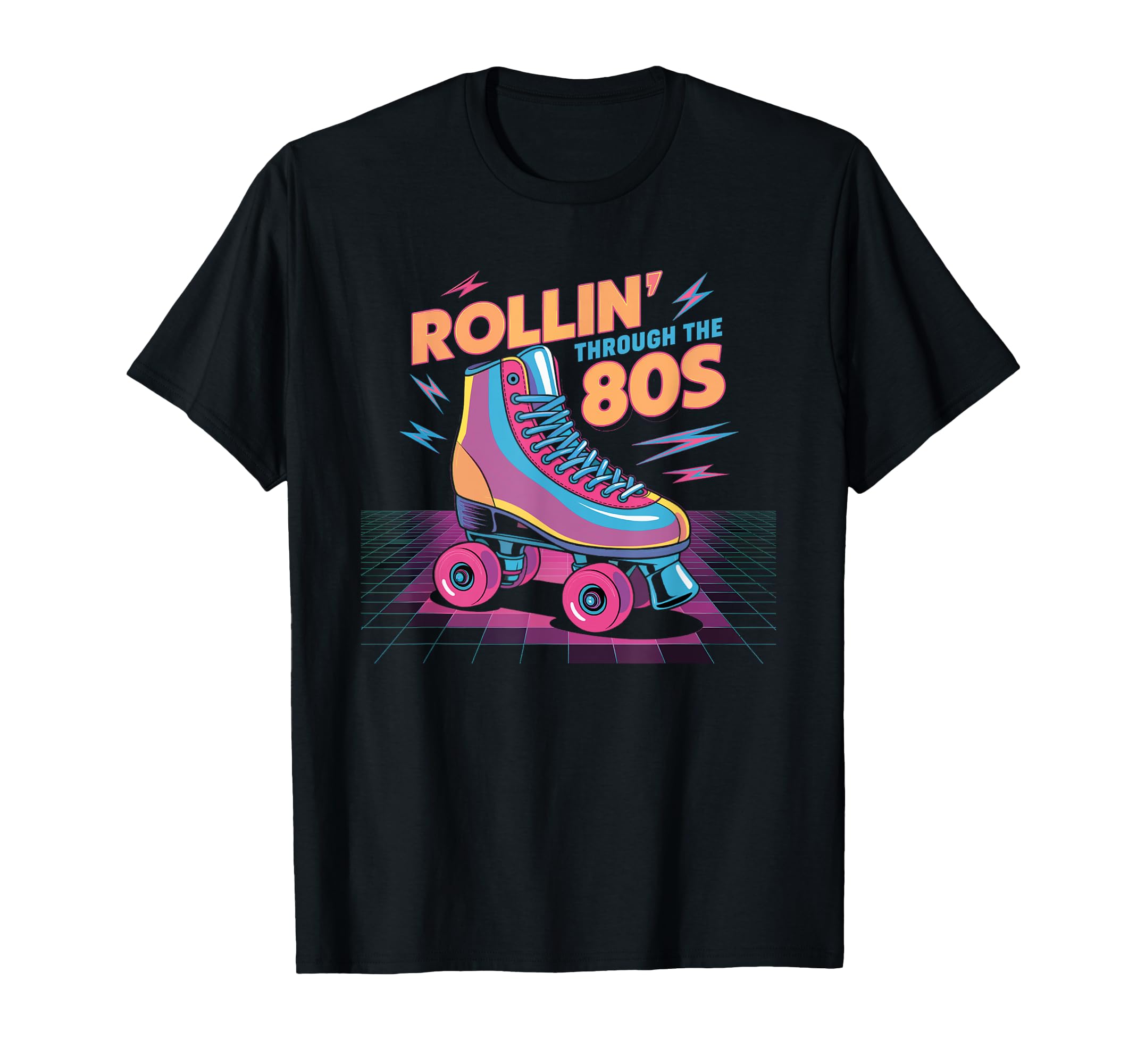 Roller Skate Roller Skating 80S Rolling T-Shirt - Graphic Print Men Women - T-Shirt, Sweatshirt, Hoodie