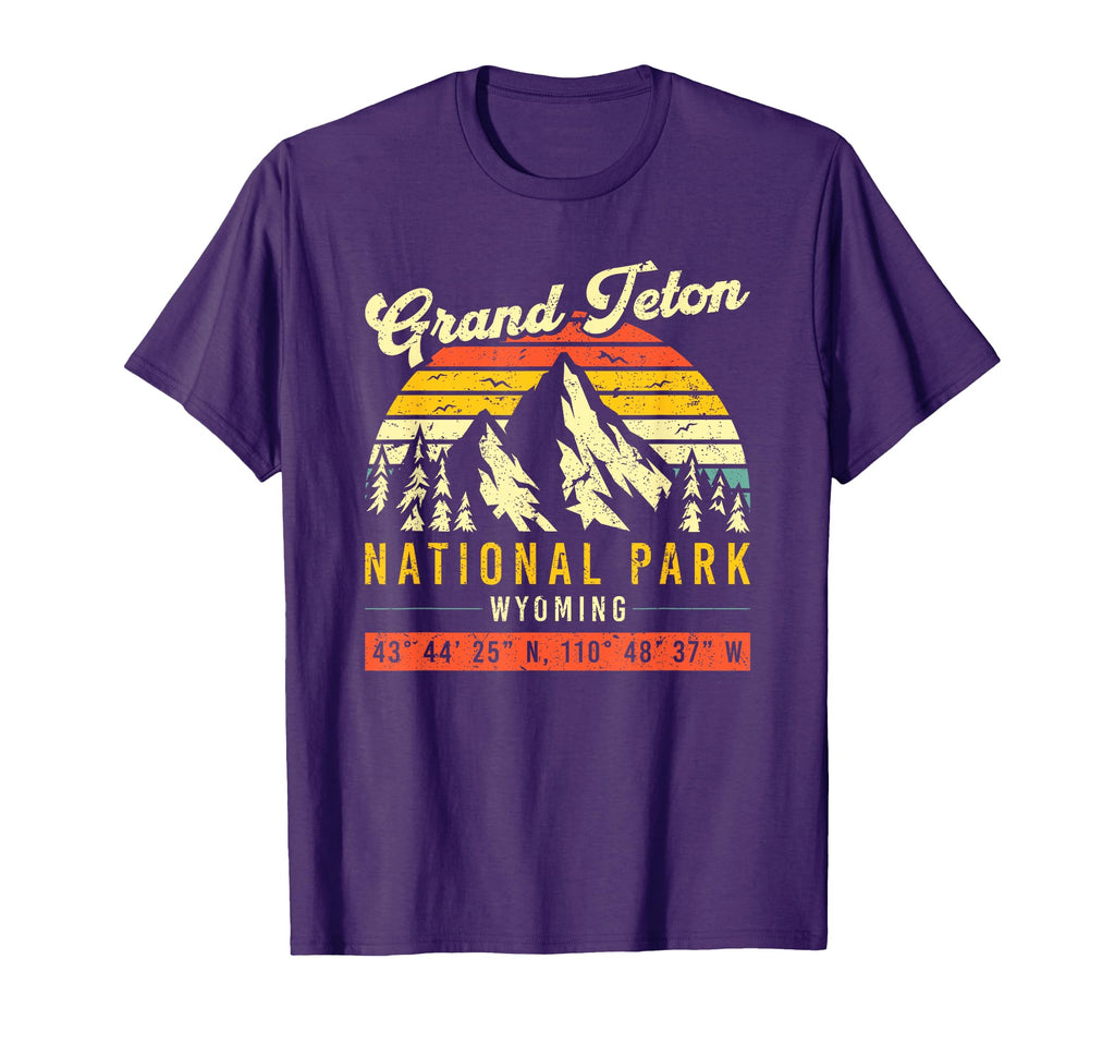 Grand Teton Wyoming National Park T-Shirt - Custom Art Print Men Women - T-Shirt, Sweatshirt, Hoodie