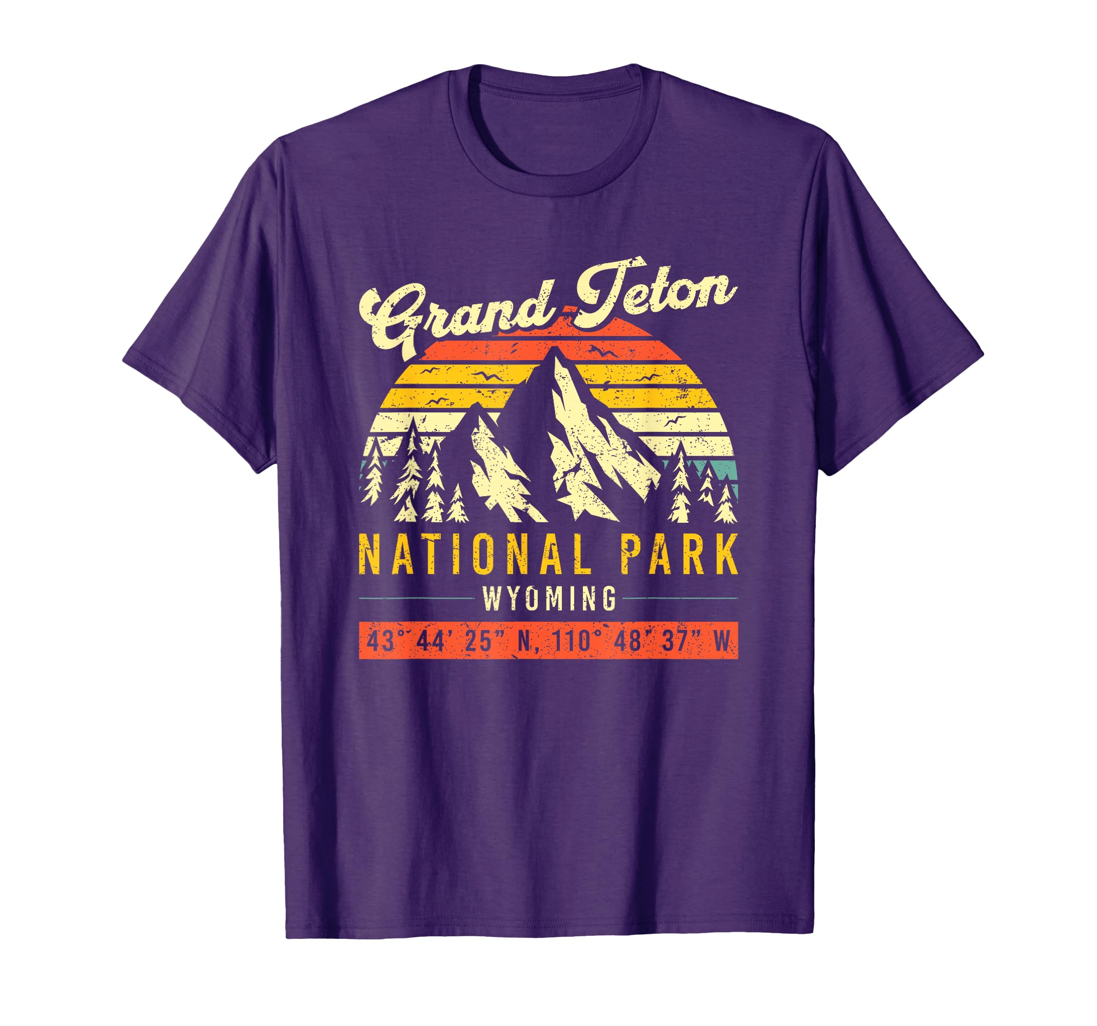 Grand Teton Wyoming National Park T-Shirt - Custom Art Print Men Women - T-Shirt, Sweatshirt, Hoodie