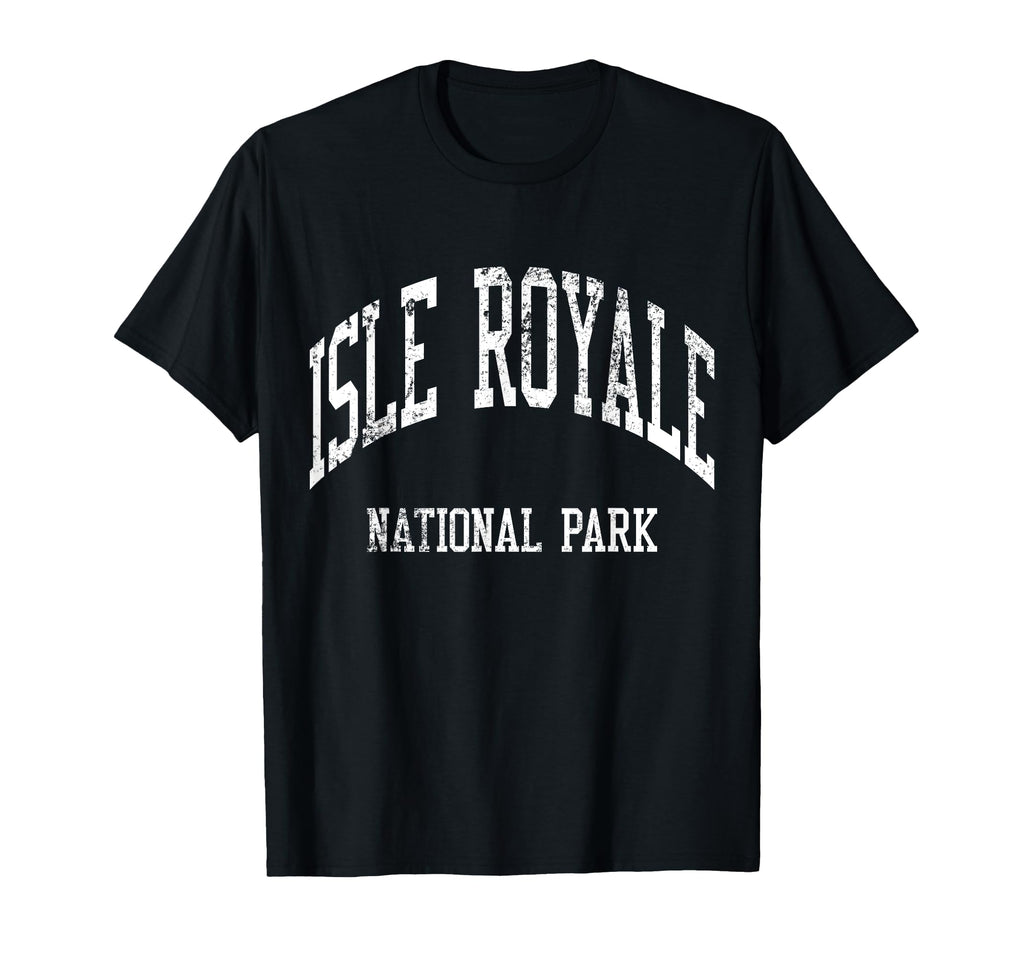 Isle Royale National Park 70S T-Shirt - Fun Novelty Design Men Women - T-Shirt, Sweatshirt, Hoodie