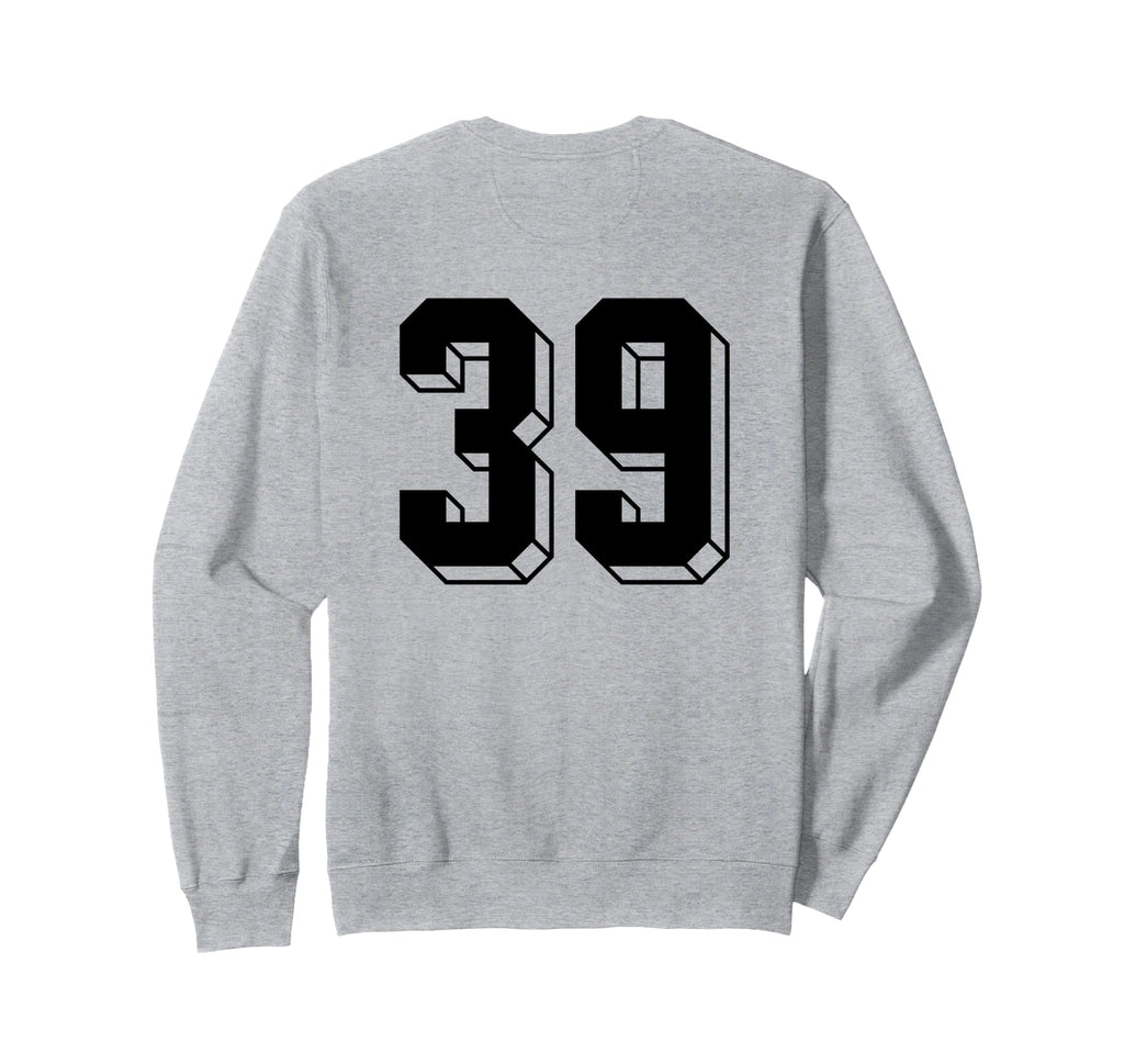 Number 39 Backside 80S 90S Sweatshirt - Casual Everyday Wear Men Women - T-Shirt, Sweatshirt, Hoodie