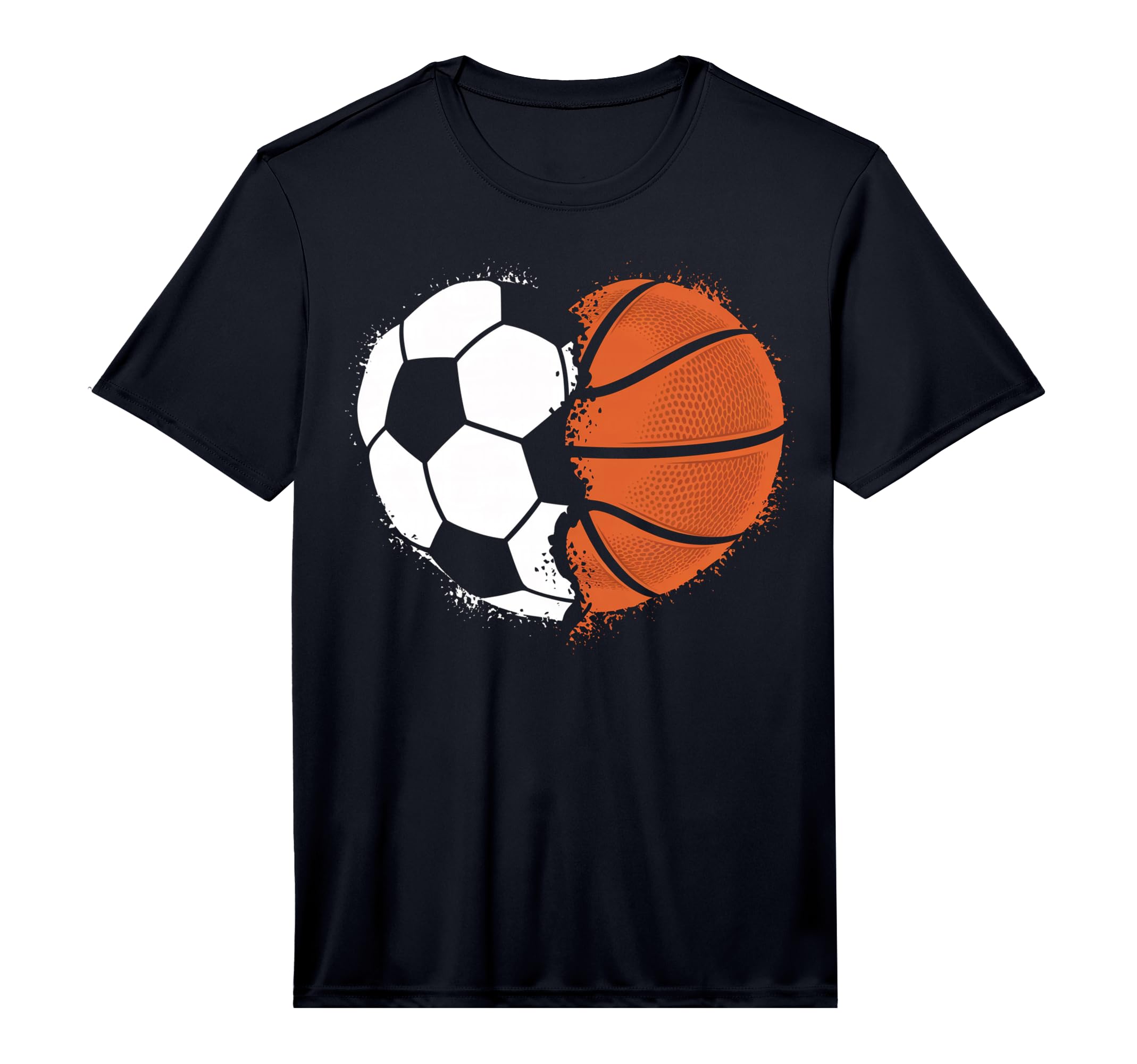 Heart Sports Soccer Basketball Ball T-Shirt - Fun Novelty Design Unisex - T-Shirt, Sweatshirt, Hoodie