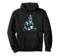 Bernese Mountain Dog Soccer Player Hoodie - Custom Art Print Unisex - T-Shirt, Sweatshirt, Hoodie