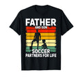Dad And Son Soccer Partners Life T-Shirt - Trendy Graphic for Adults - T-Shirt, Sweatshirt, Hoodie