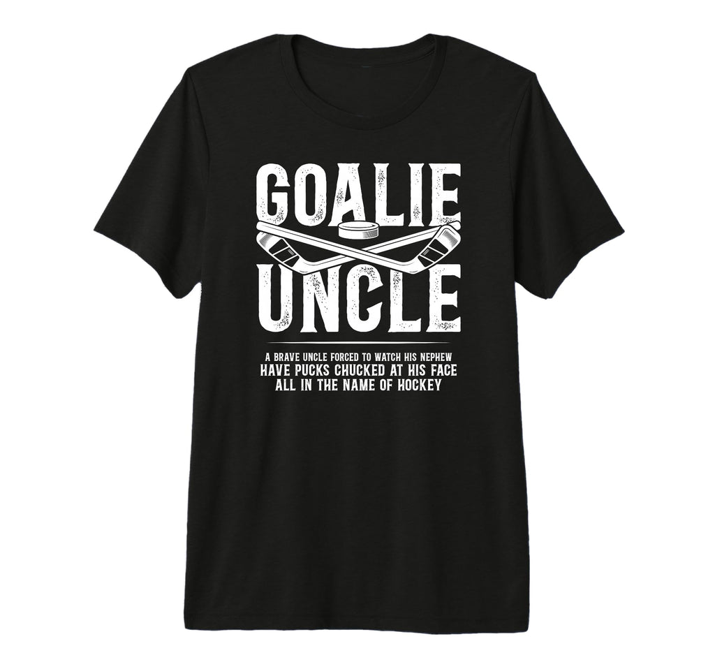 Mens Hockey Goalie Uncle Hockey T-Shirt - Streetwear Style for Adults - T-Shirt, Sweatshirt, Hoodie