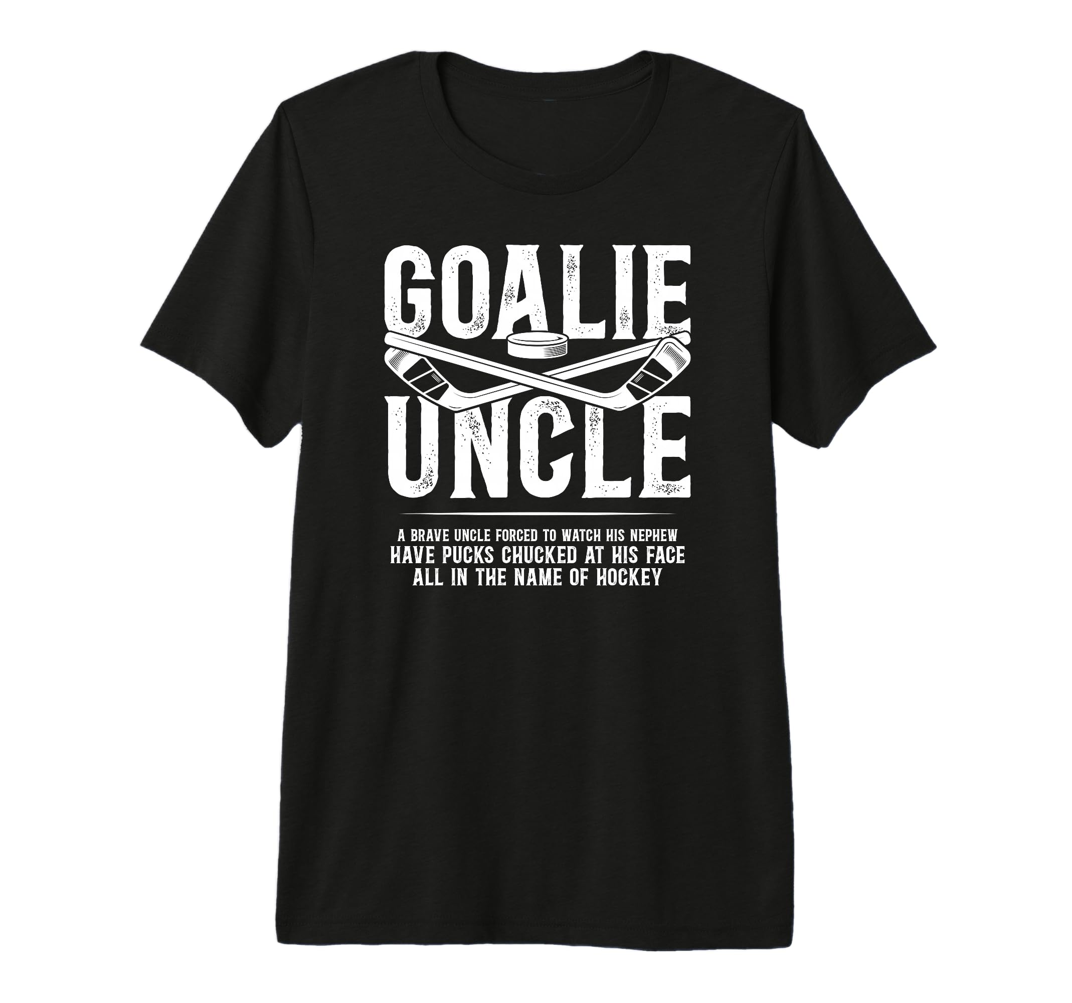 Mens Hockey Goalie Uncle Hockey T-Shirt - Streetwear Style for Adults - T-Shirt, Sweatshirt, Hoodie