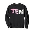 10 Year Old Roller Skating Sweatshirt - Aesthetic Graphic for Adults - T-Shirt, Sweatshirt, Hoodie