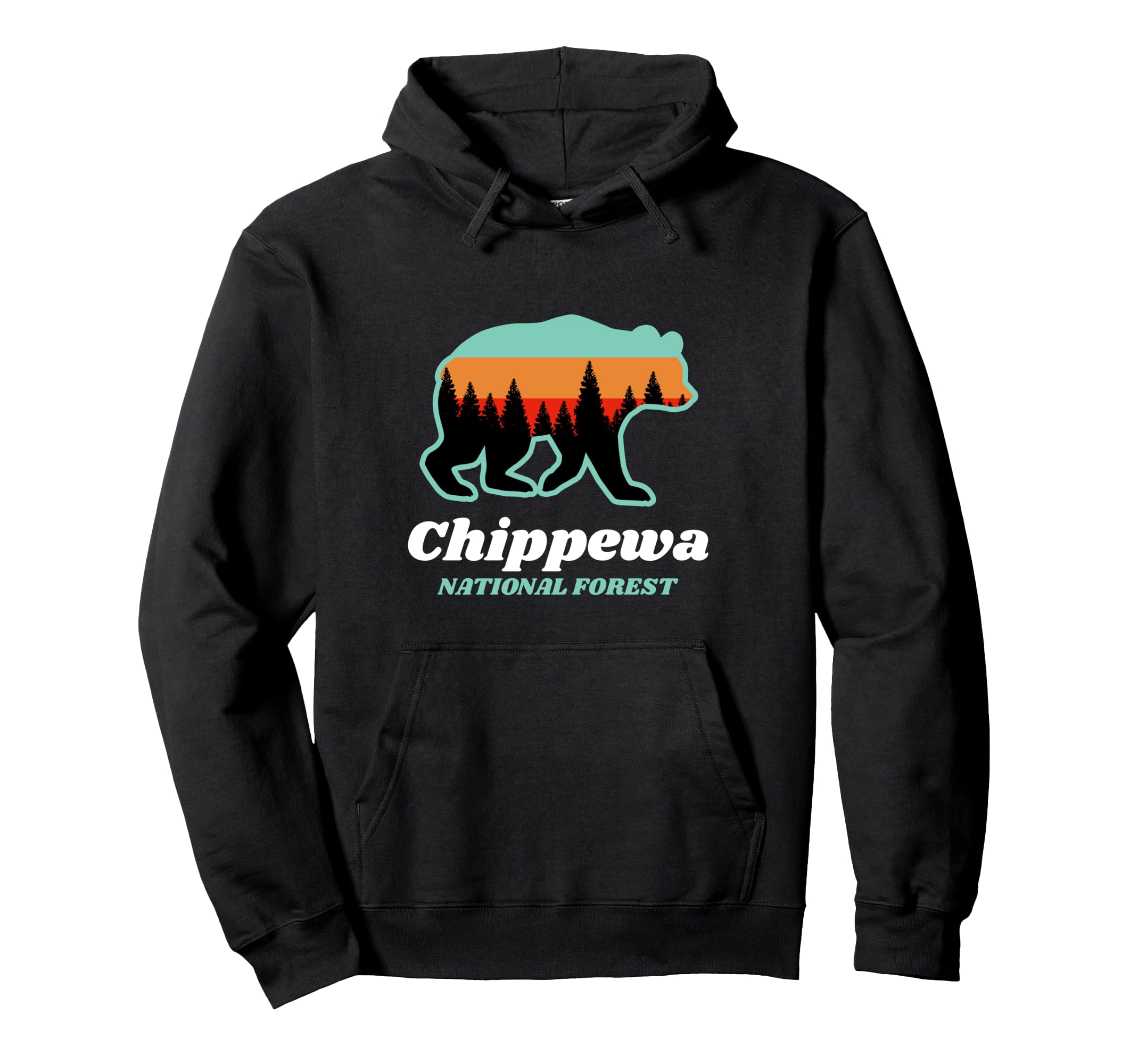 Chippewa National Park Mn Bear Souvenir Hoodie - Custom Art Print Men Women - T-Shirt, Sweatshirt, Hoodie