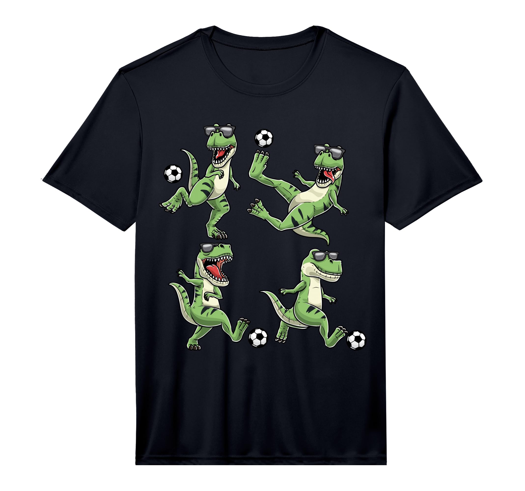 T Rex Playing Soccer Dinosaur T-Shirt - Aesthetic Graphic for Adults - T-Shirt, Sweatshirt, Hoodie