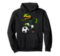 Lizard Footballer Hoodie - Graphic Print Men Women - T-Shirt, Sweatshirt, Hoodie