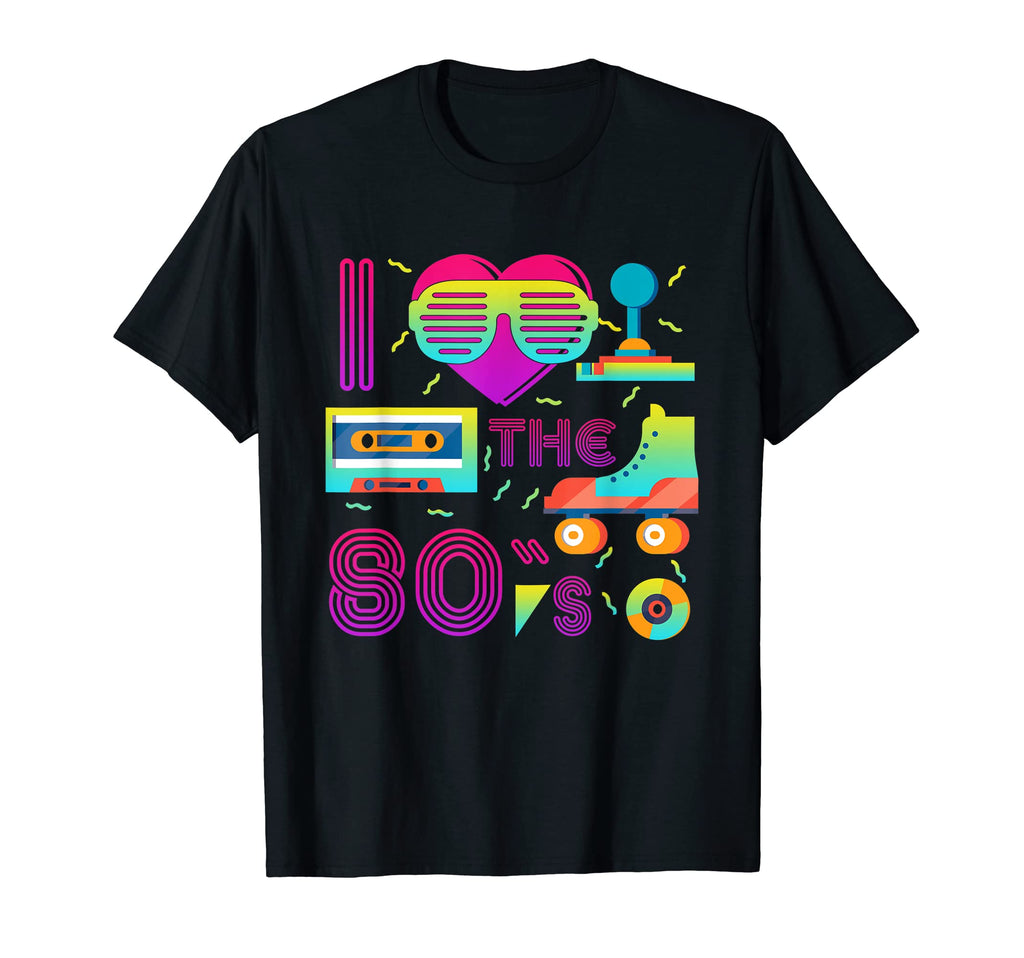 I Love 80S Roller Skates 80S T-Shirt - Minimalist Print for Adults - T-Shirt, Sweatshirt, Hoodie