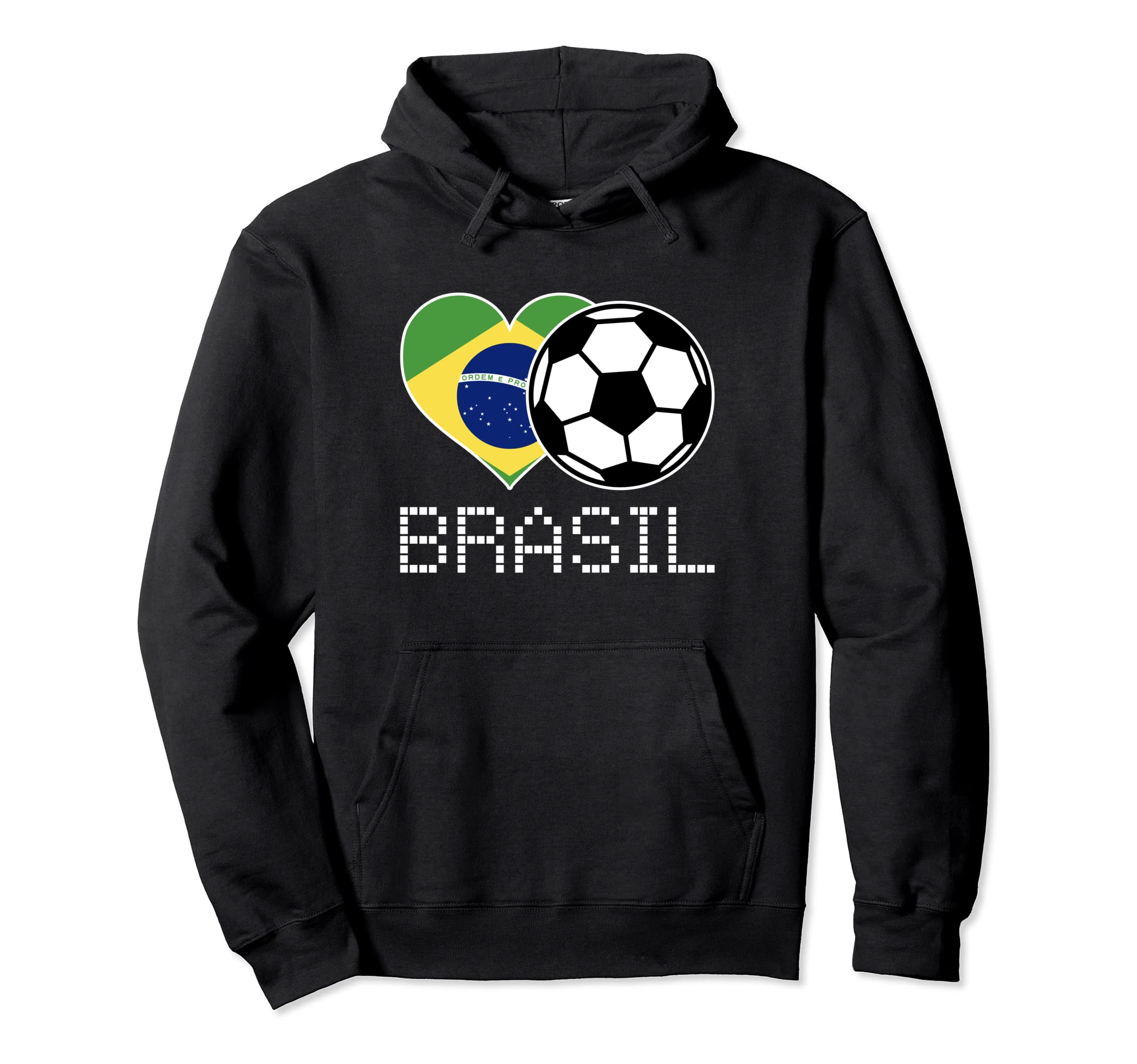 Brasil Soccer Brazilian Flag Brazil Hoodie - Novelty Apparel Men Women - T-Shirt, Sweatshirt, Hoodie