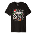 Tis Season To Score Soccer Player T-Shirt - Minimalist Print Unisex - T-Shirt, Sweatshirt, Hoodie