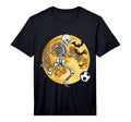 Soccer Skeleton Halloween Soccer T-Shirt - Aesthetic Graphic Men Women - T-Shirt, Sweatshirt, Hoodie