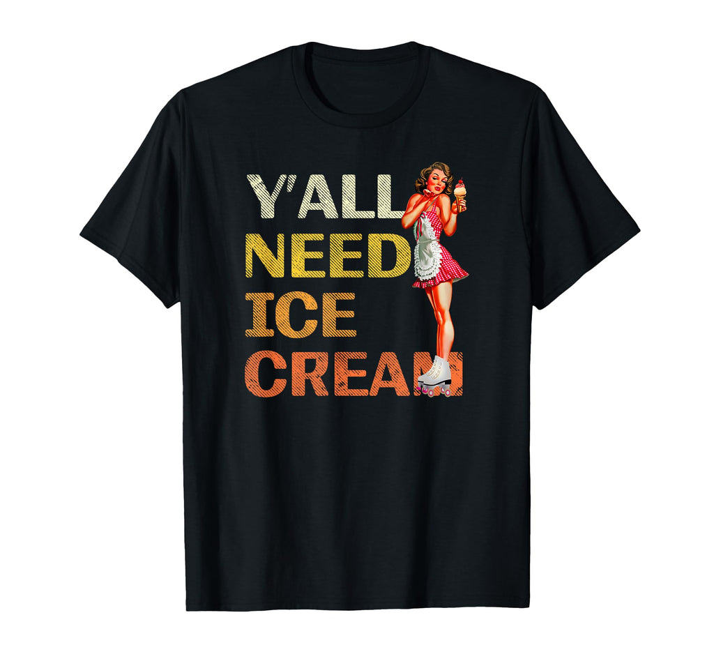 70S 80S Roller Derby Skate Themed Ice T-Shirt - Unique Graphic for Adults - T-Shirt, Sweatshirt, Hoodie