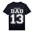 Number 13 Custom Proud Soccer T-Shirt - Aesthetic Graphic for Adults - T-Shirt, Sweatshirt, Hoodie