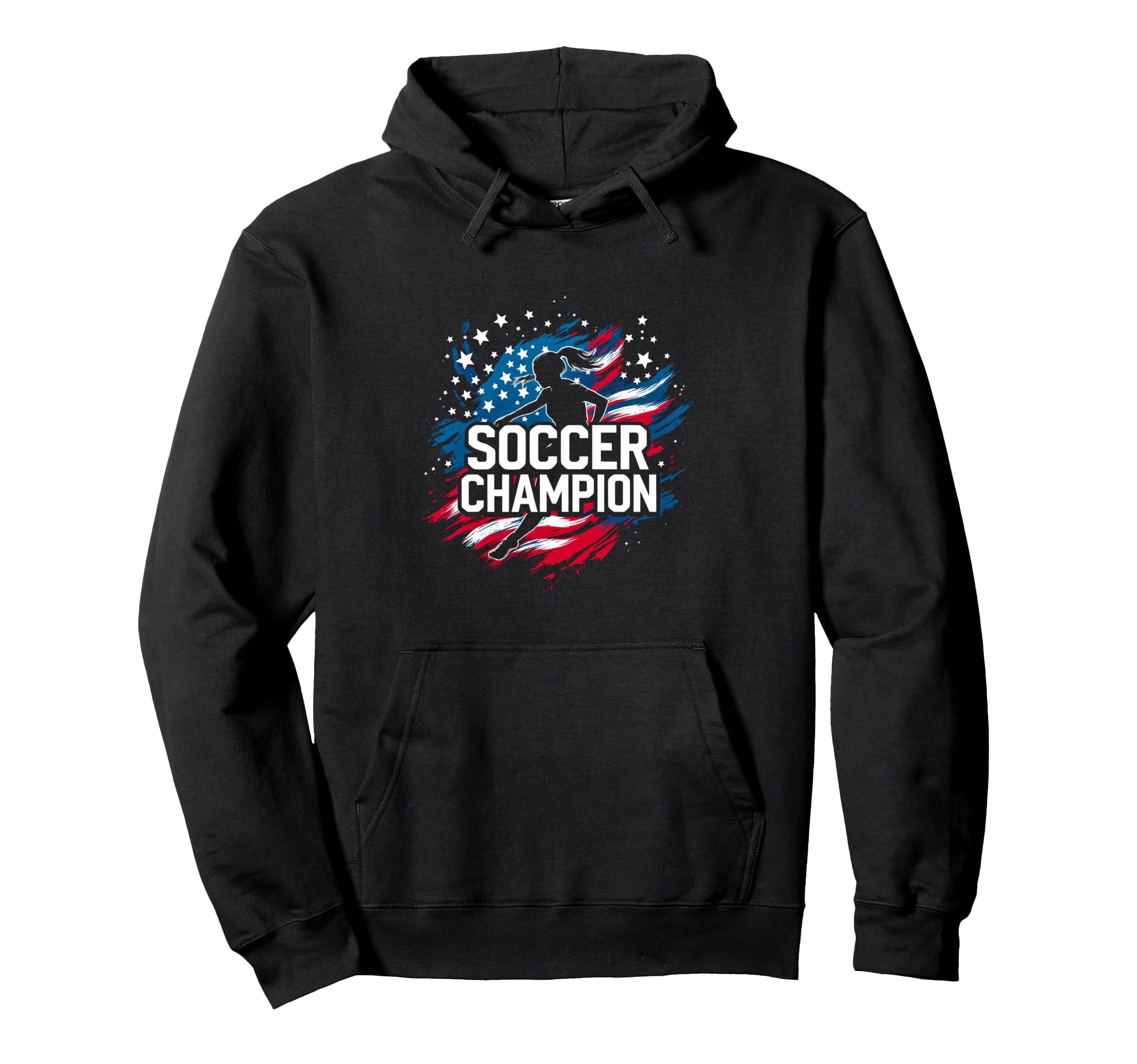 Soccer Champion Hoodie - Trendy Graphic Unisex - T-Shirt, Sweatshirt, Hoodie