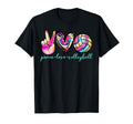Peace Love Volleyball Player Tie Dye T-Shirt - Unique Graphic for Adults - T-Shirt, Sweatshirt, Hoodie