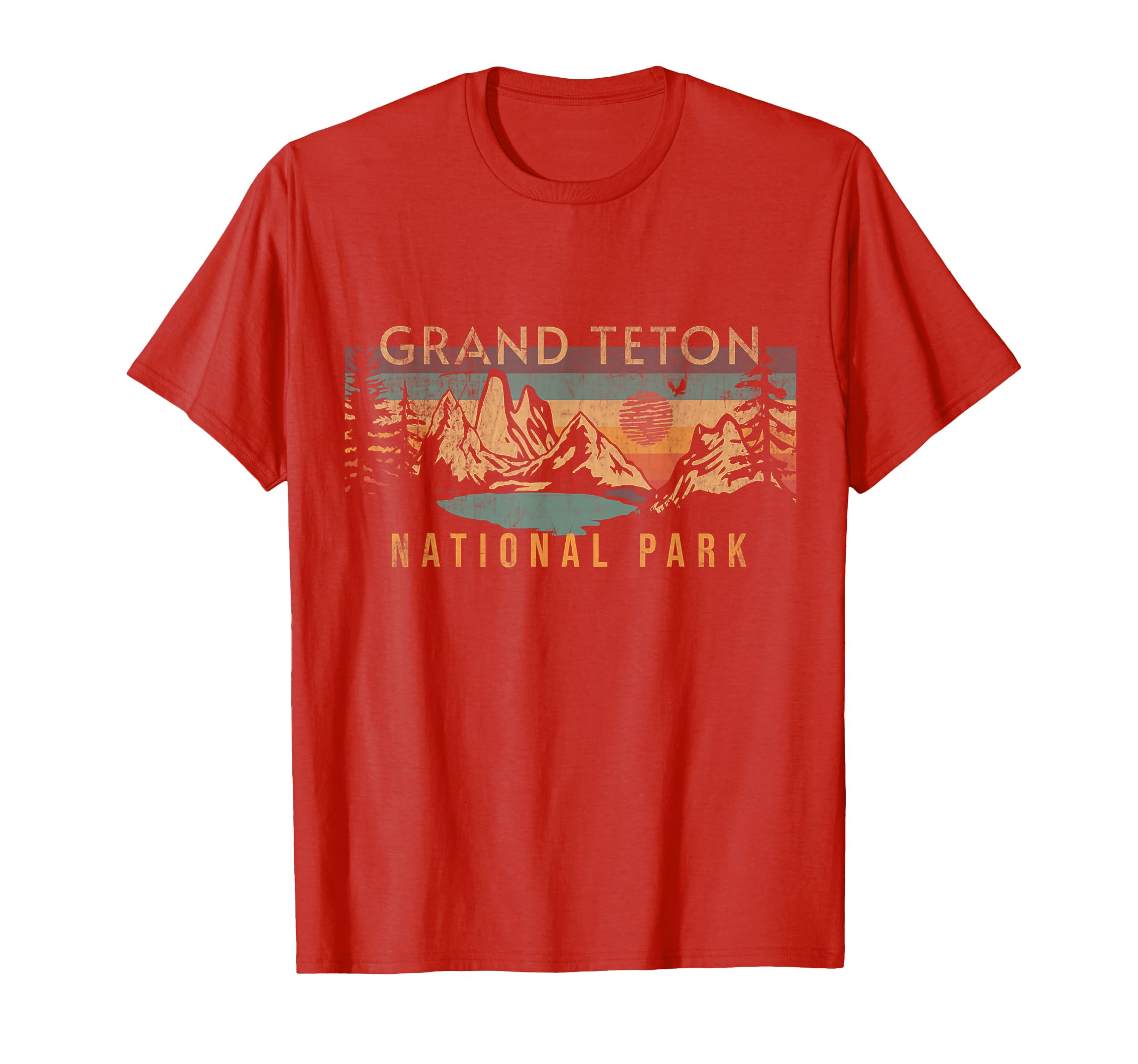 Grand Teton National Park Wyoming Hoodie - Fun Novelty Design for Adults - T-Shirt, Sweatshirt, Hoodie