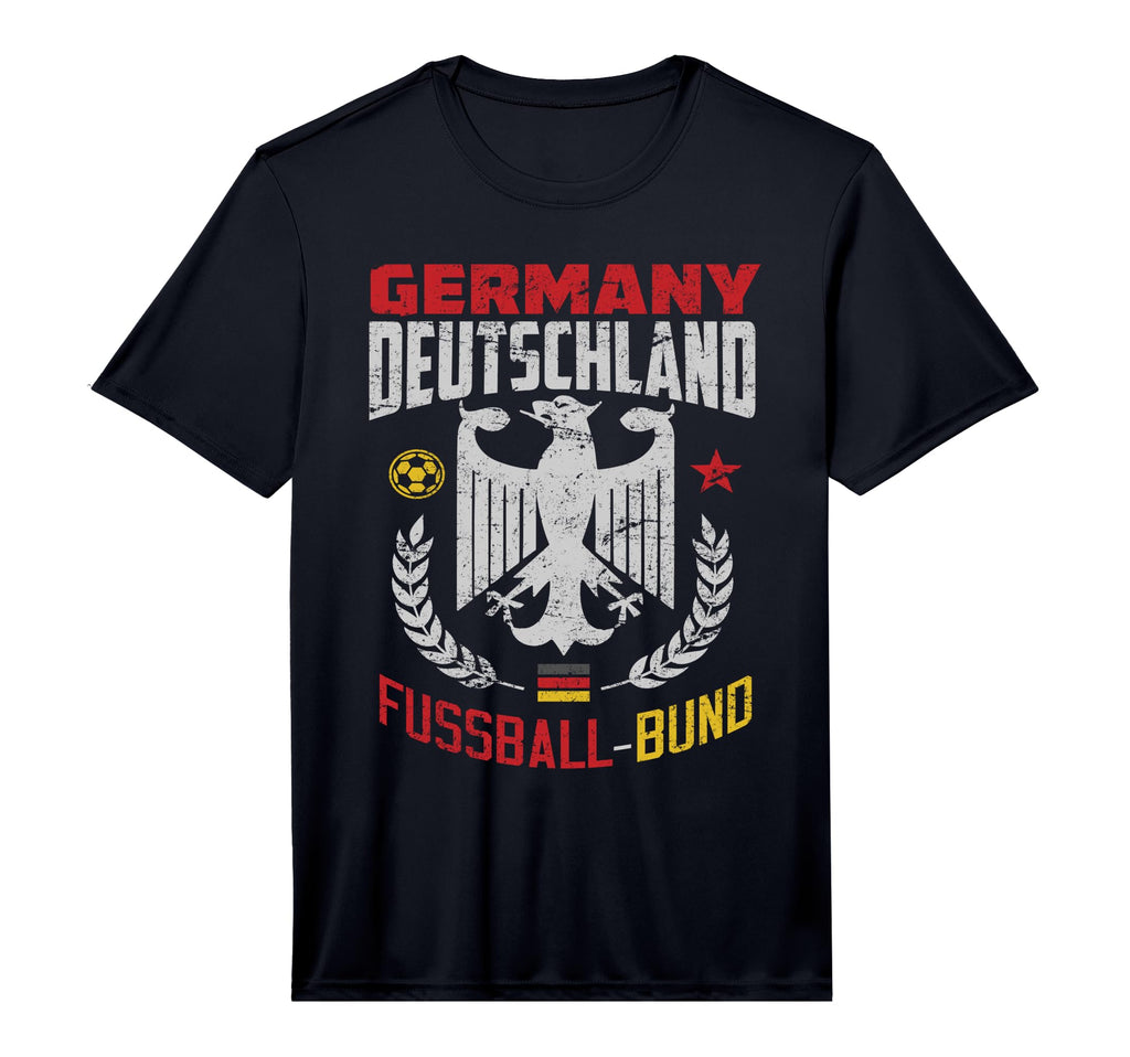 German Football Flag Germany Germans Soccer T-Shirt - Graphic Print Unisex - T-Shirt, Sweatshirt, Hoodie