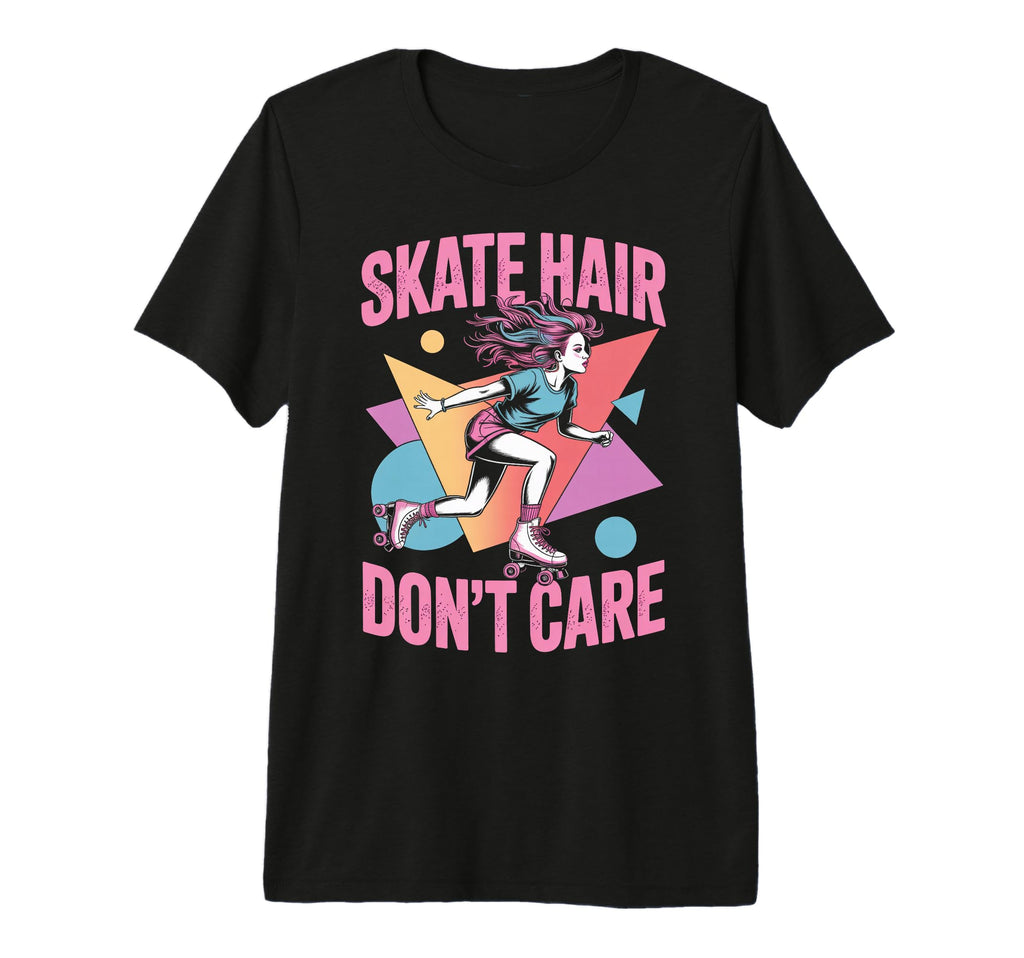 Skate Hair Roller Skate Roller T-Shirt - Aesthetic Graphic for Adults - T-Shirt, Sweatshirt, Hoodie